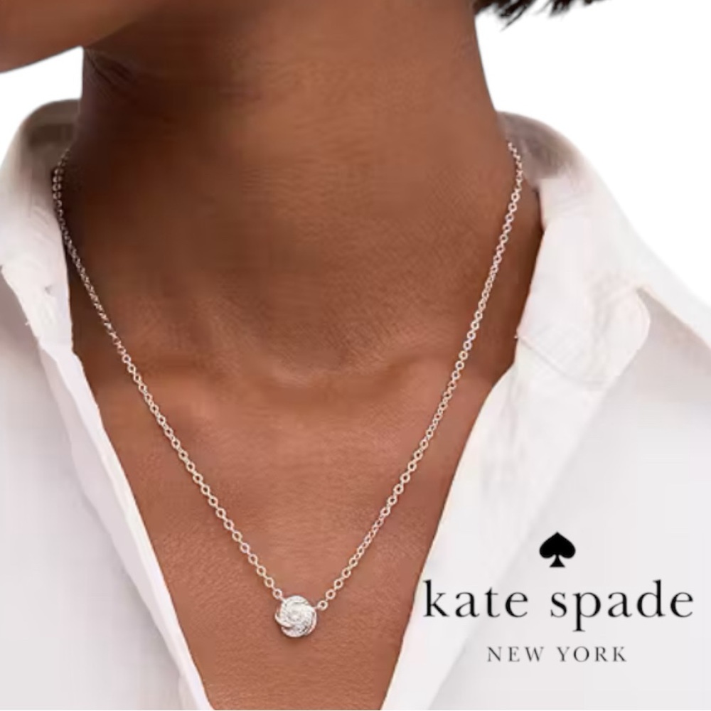 Kate Spade Infinity And Beyond Knot Mini Pendant Necklace